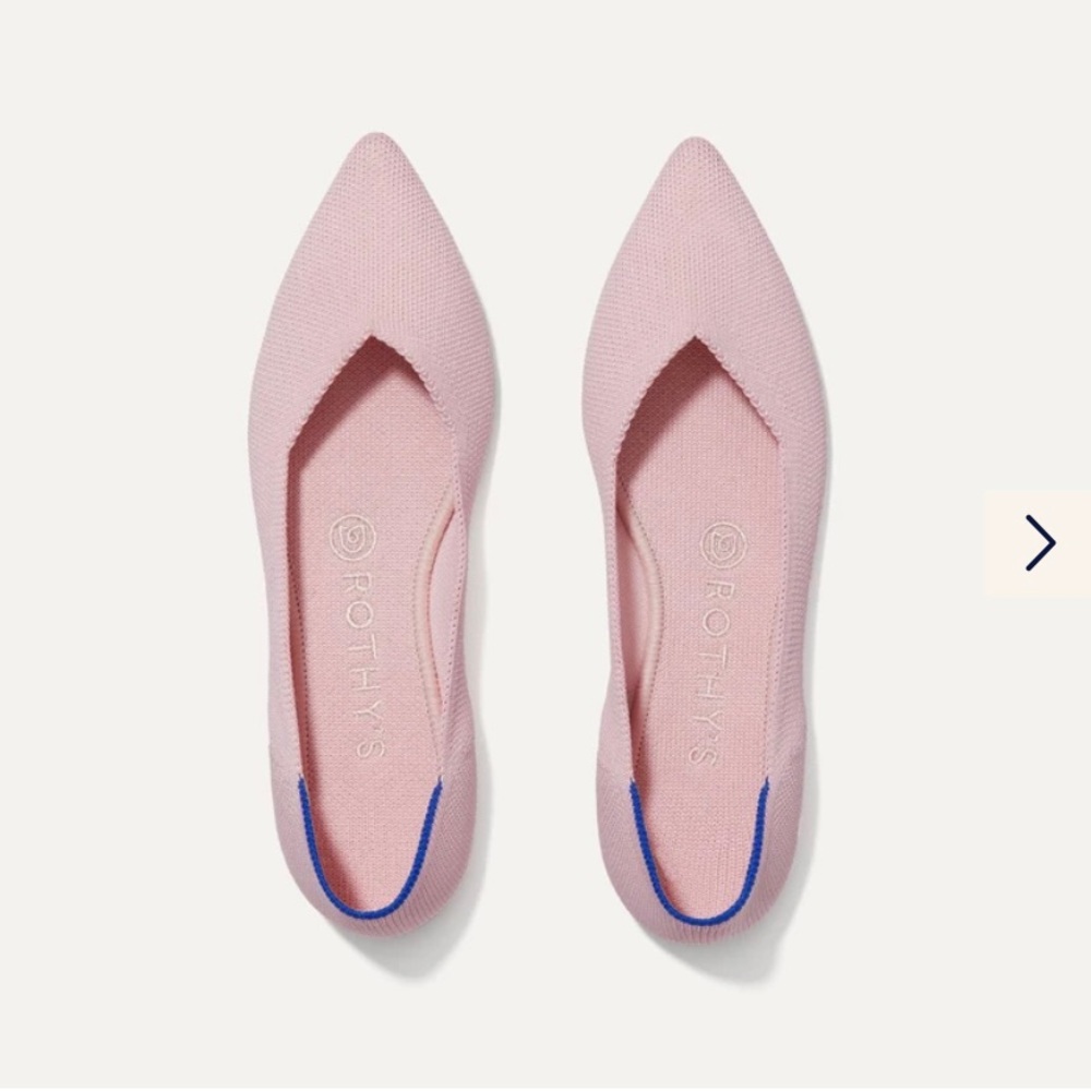 Petal pink Rothy’s The Point